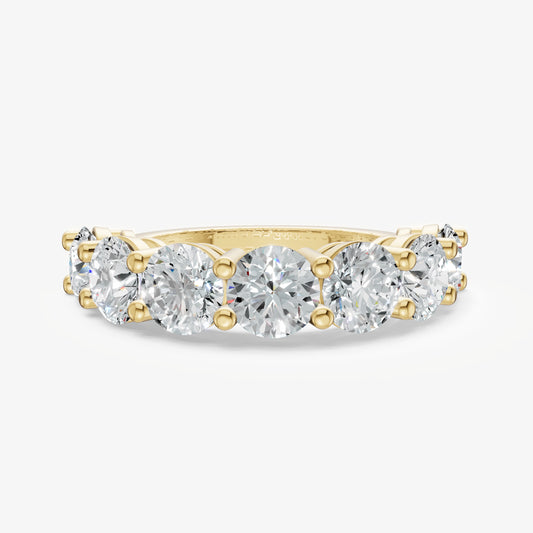 Statement Crown Set 0.50ct (50pt) Diamond Band