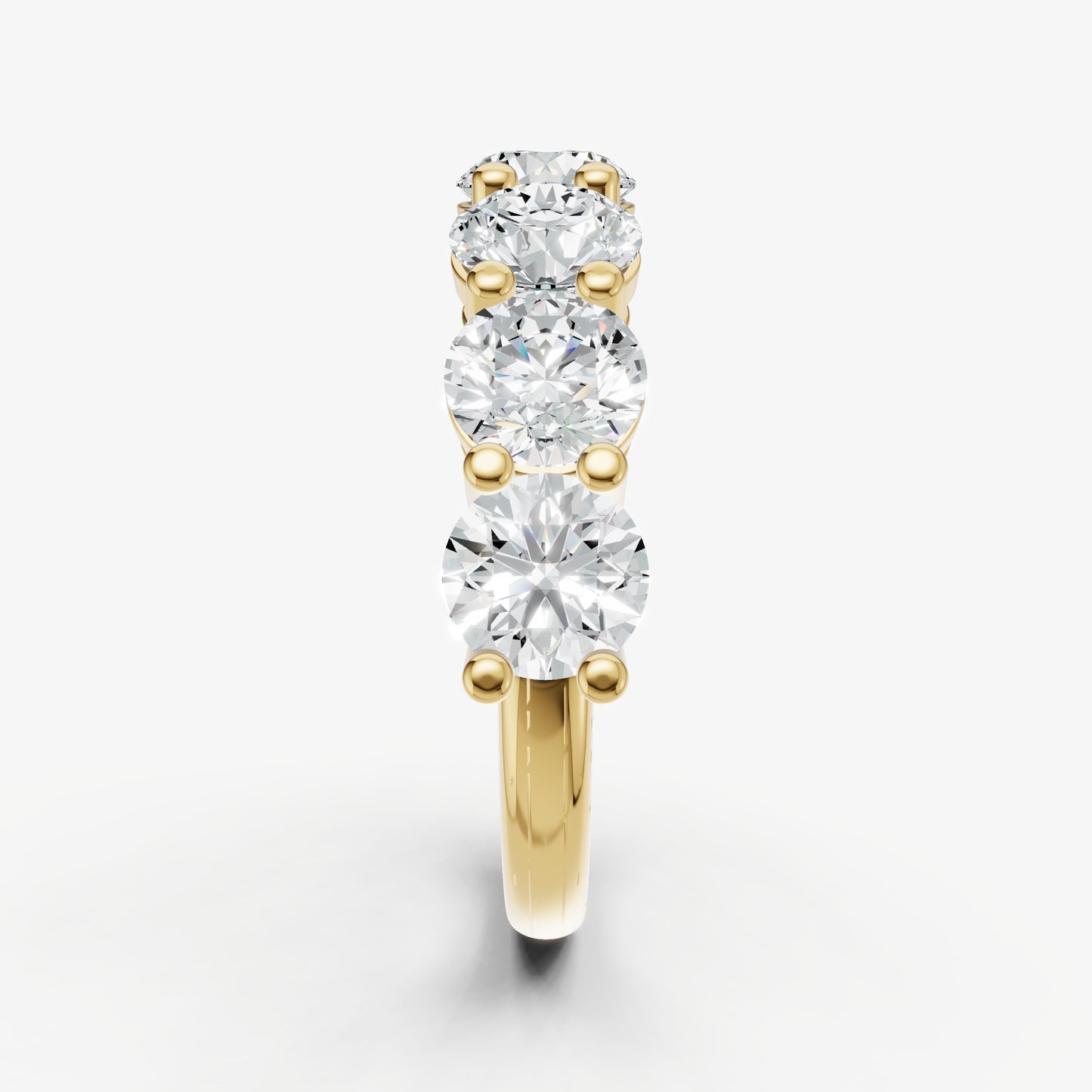 Statement Crown Set 0.50ct (50pt) Diamond Band