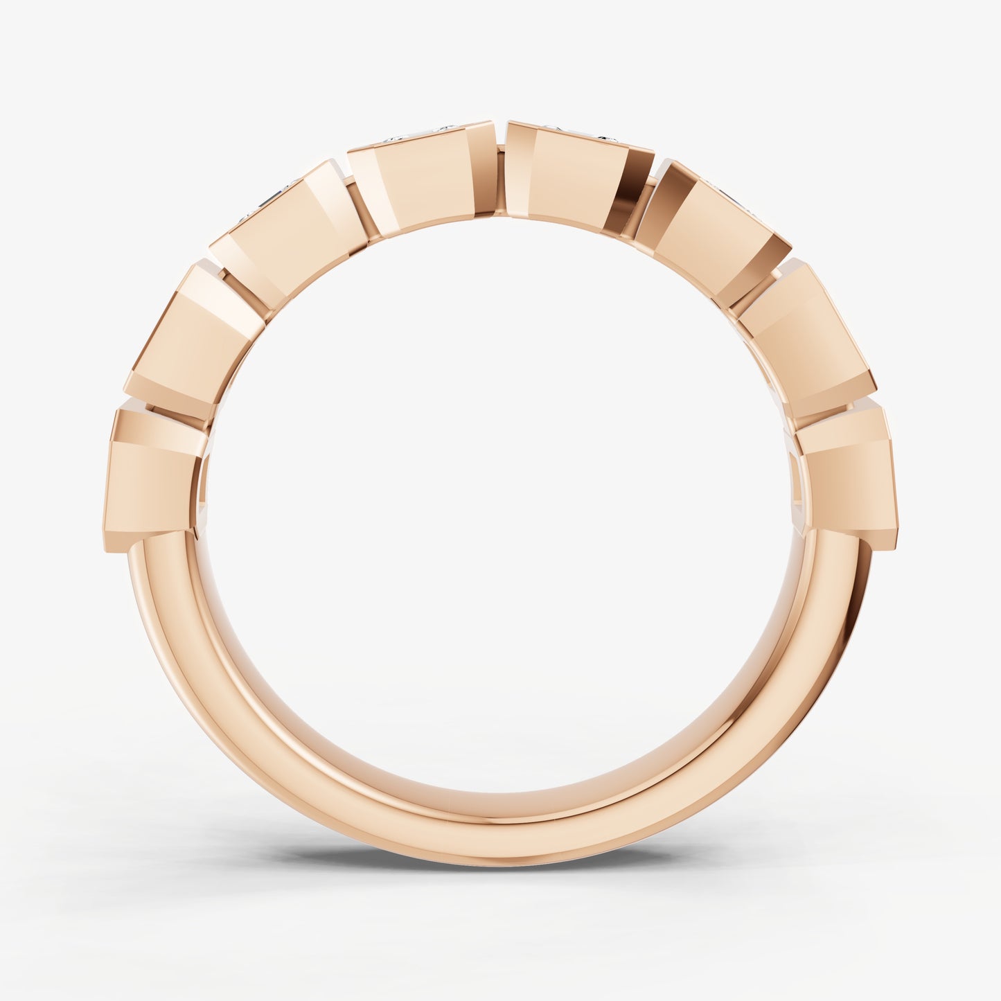 Bezel Set Asher 0.15ct (15pt) Diamond Band