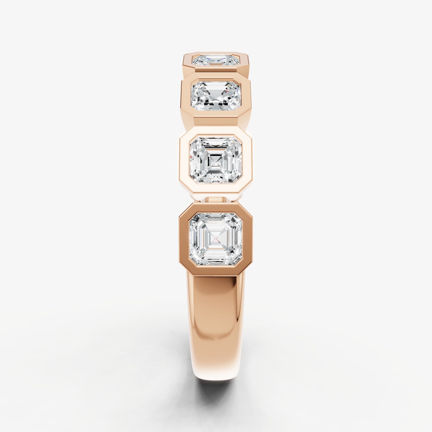 Bezel Set Asher 0.15ct (15pt) Diamond Band