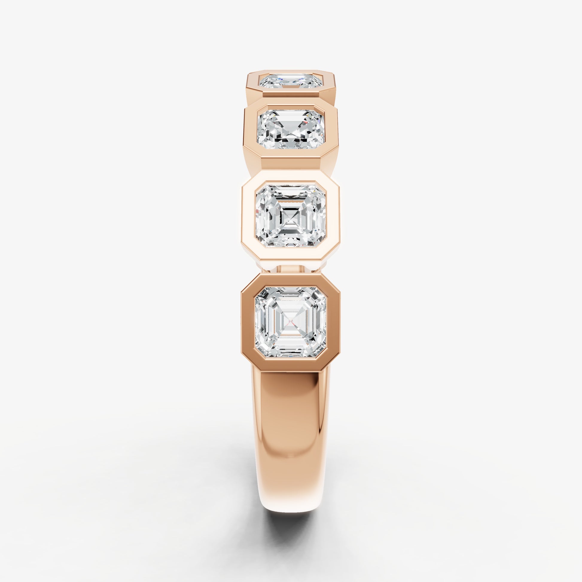 Bezel Set Asher 0.15ct (15pt) Diamond Band