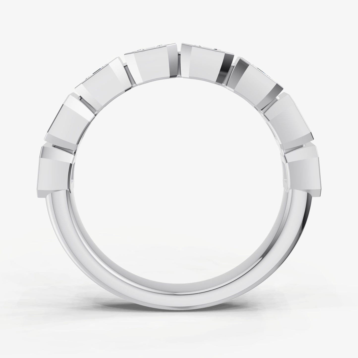 Bezel Set Asher 0.15ct (15pt) Diamond Band