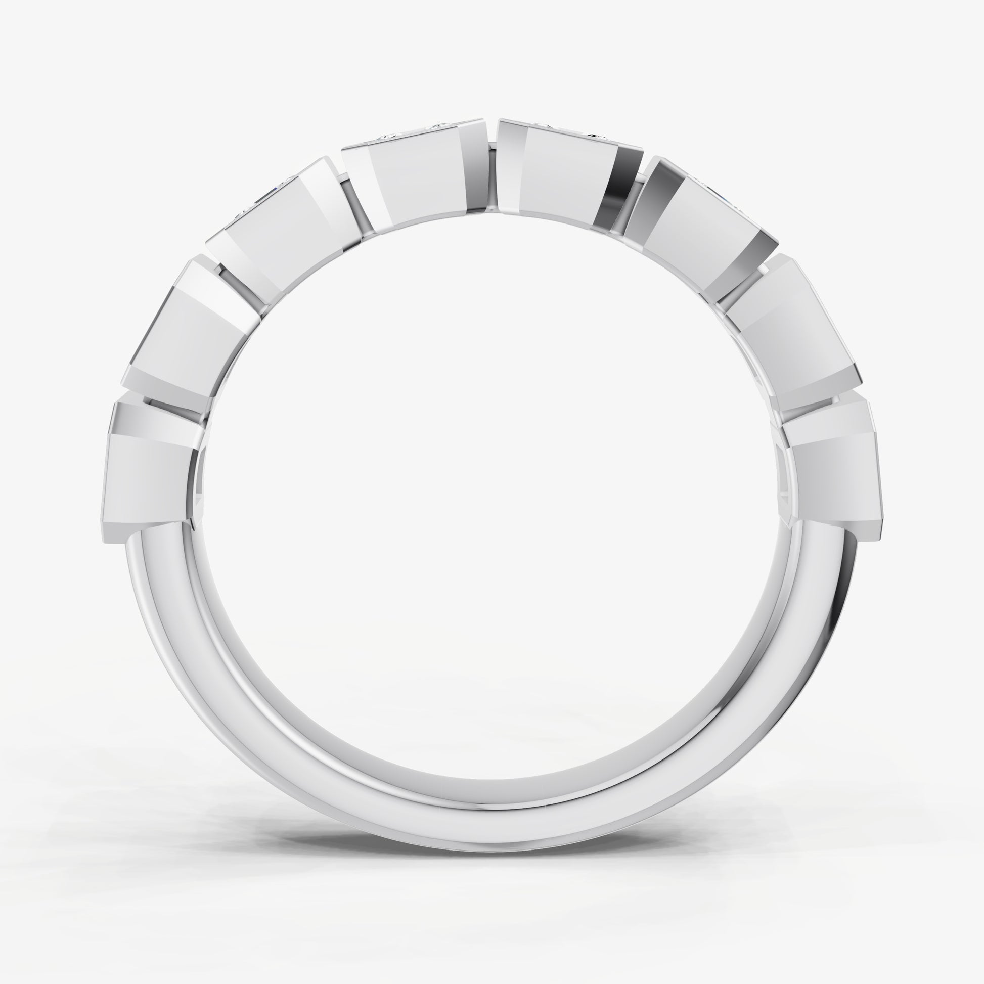 Bezel Set Asher 0.15ct (15pt) Diamond Band