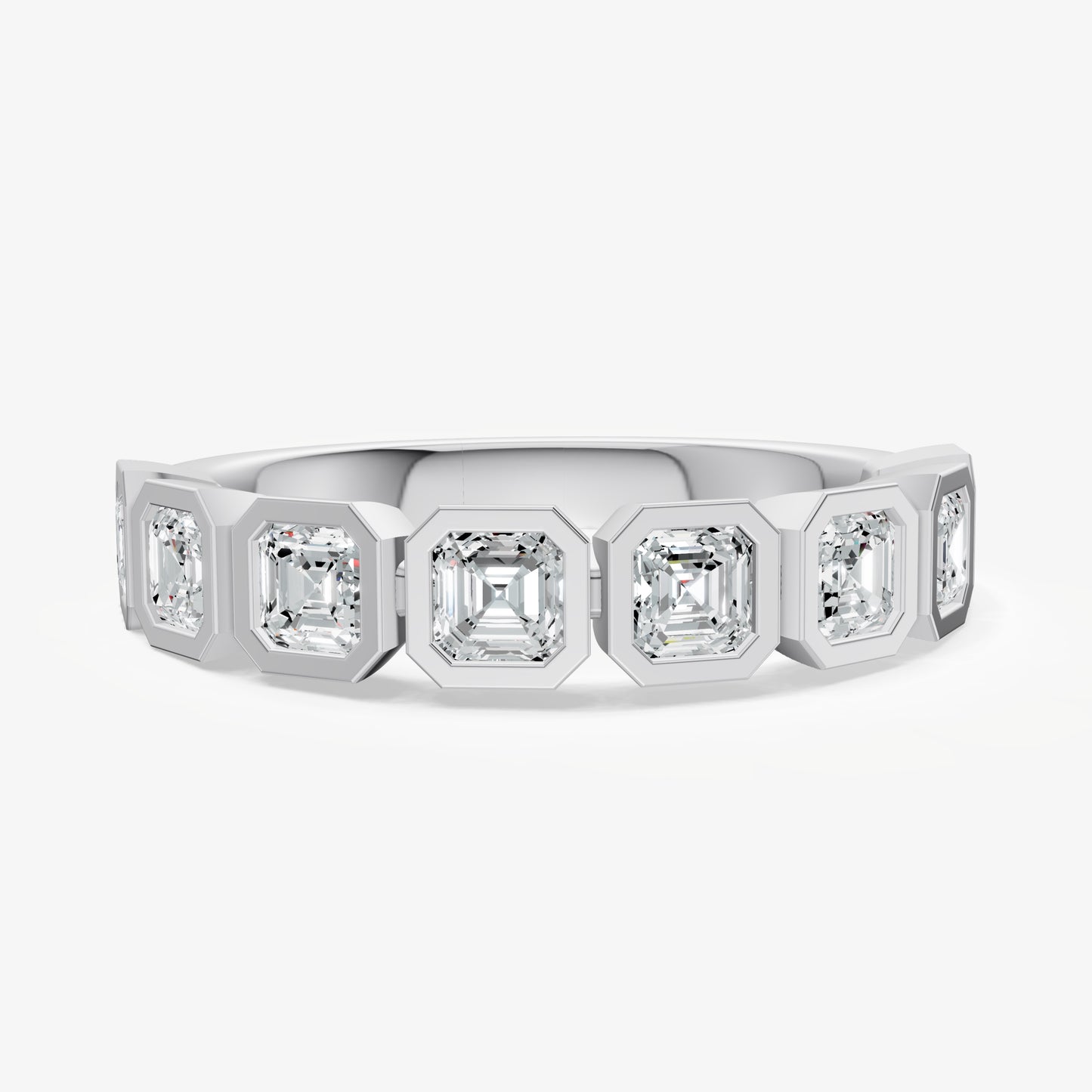 Bezel Set Asher 0.15ct (15pt) Diamond Band