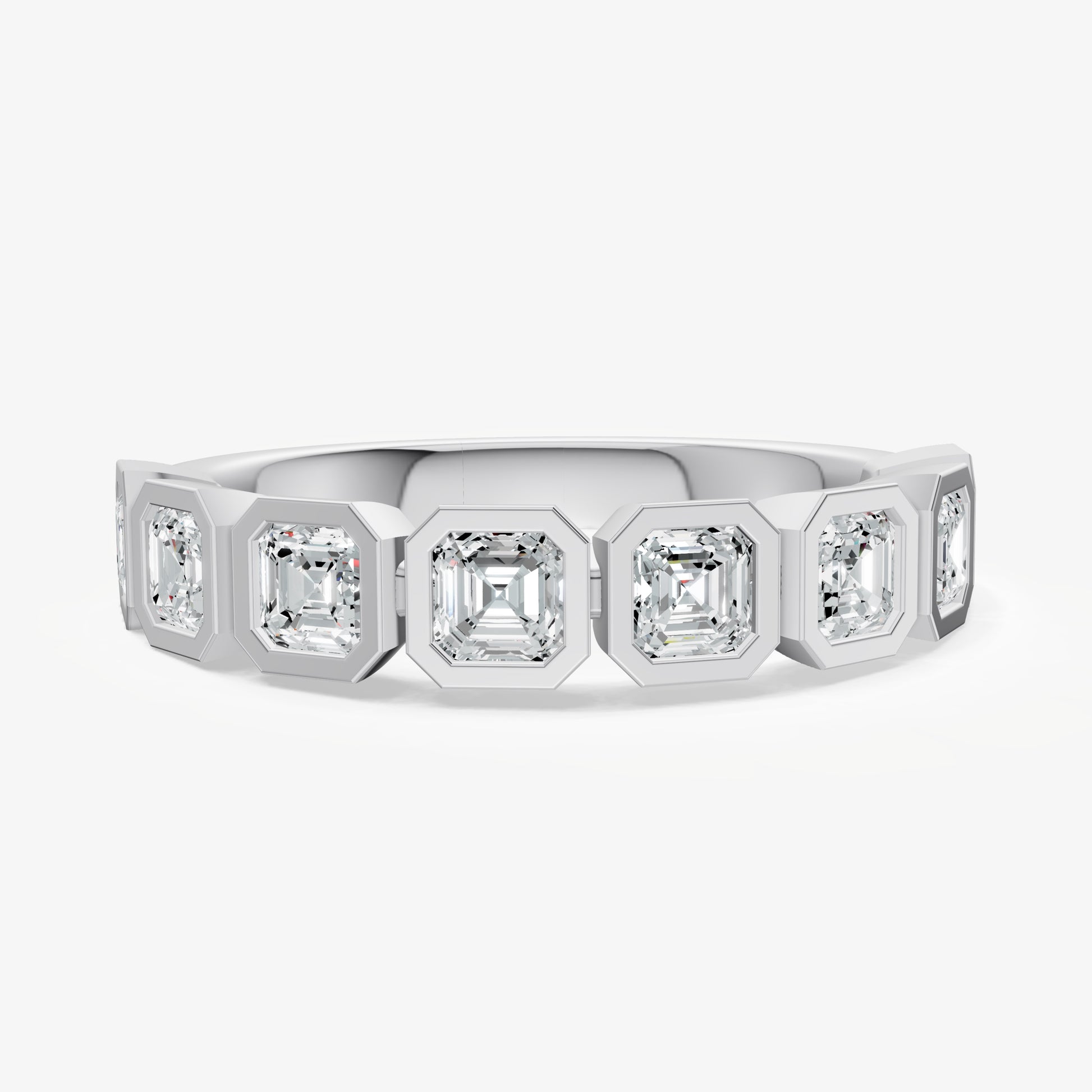 Bezel Set Asher 0.15ct (15pt) Diamond Band