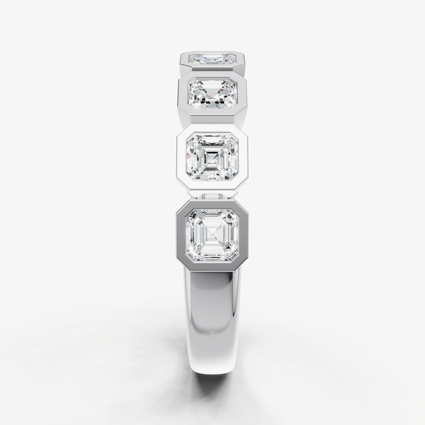 Bezel Set Asher 0.15ct (15pt) Diamond Band
