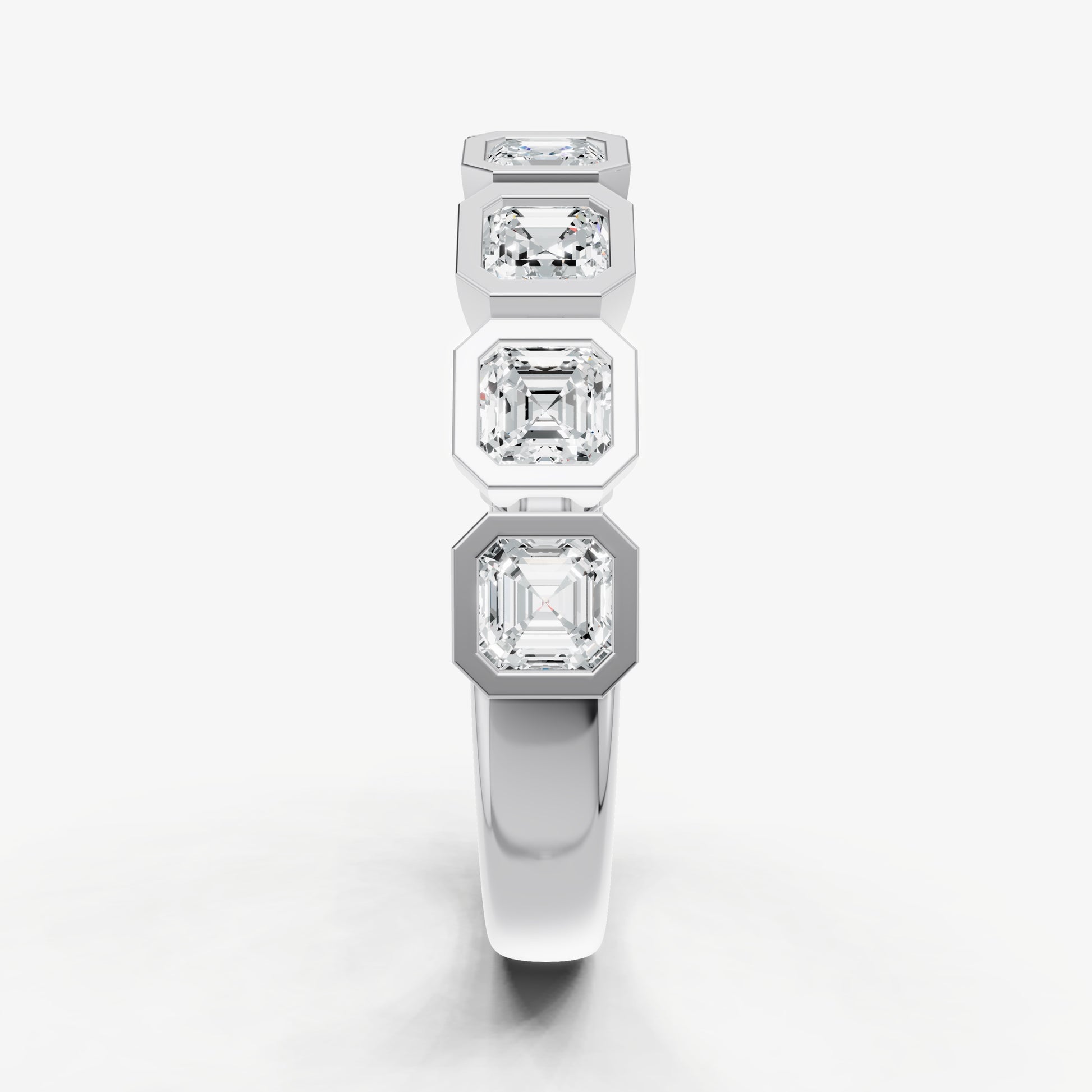 Bezel Set Asher 0.15ct (15pt) Diamond Band
