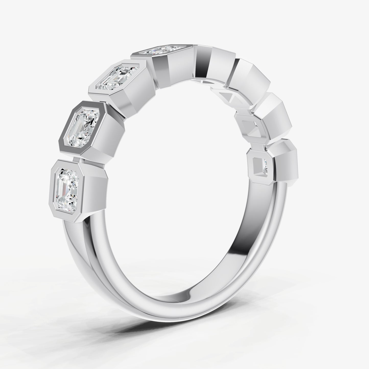 Bezel Set Asher 0.15ct (15pt) Diamond Band