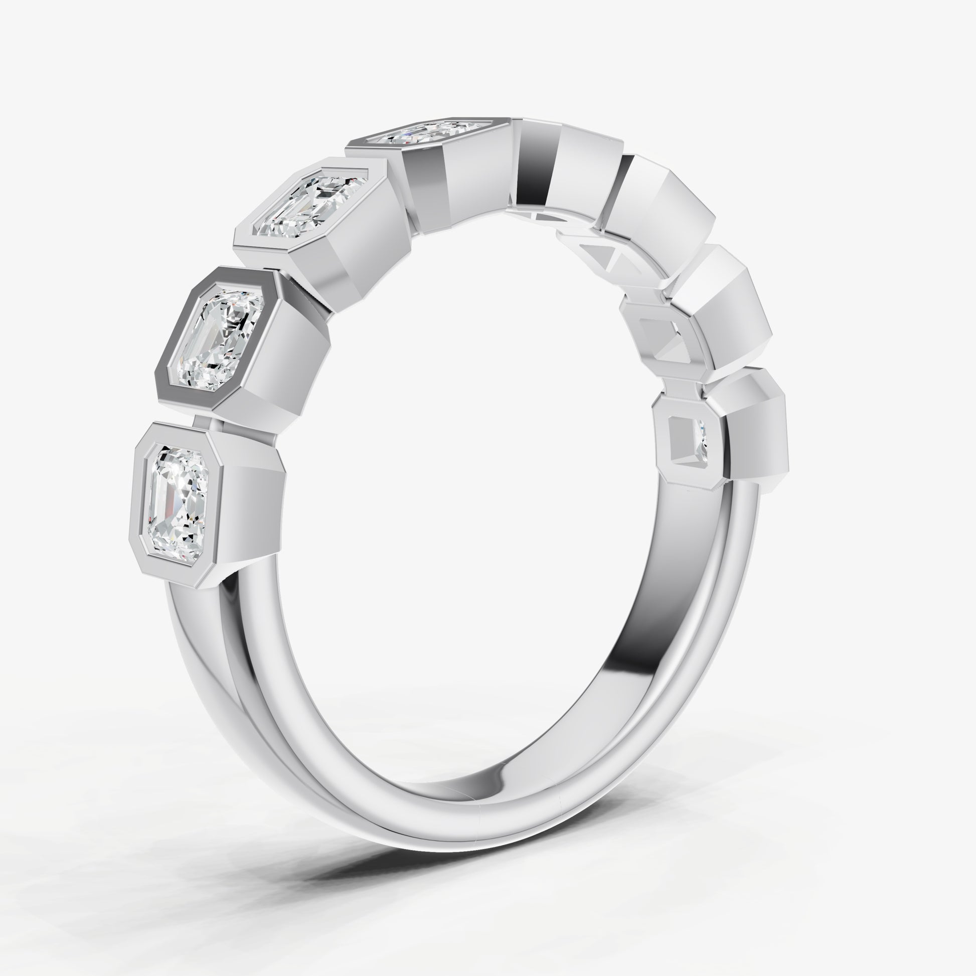 Bezel Set Asher 0.15ct (15pt) Diamond Band