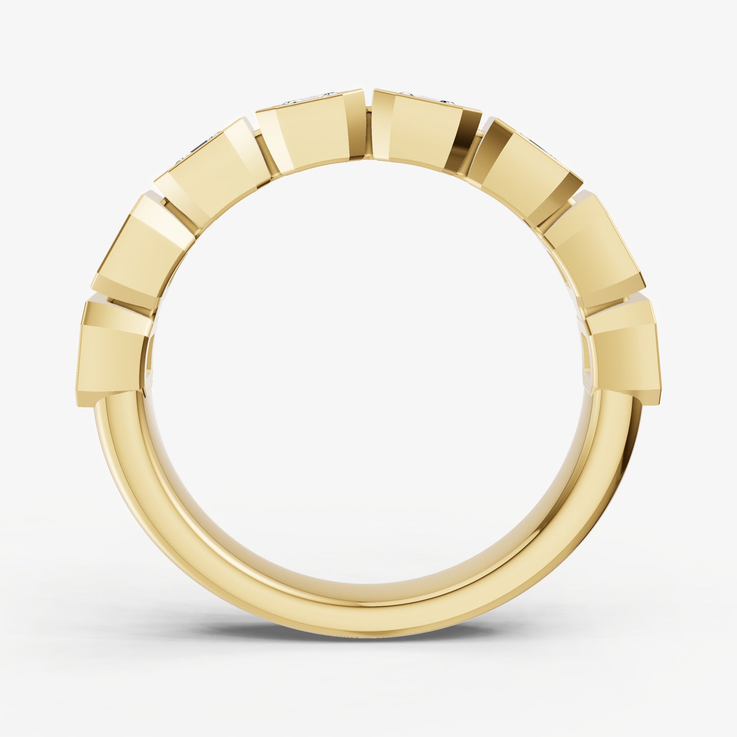 Bezel Set Asher 0.15ct (15pt) Diamond Band