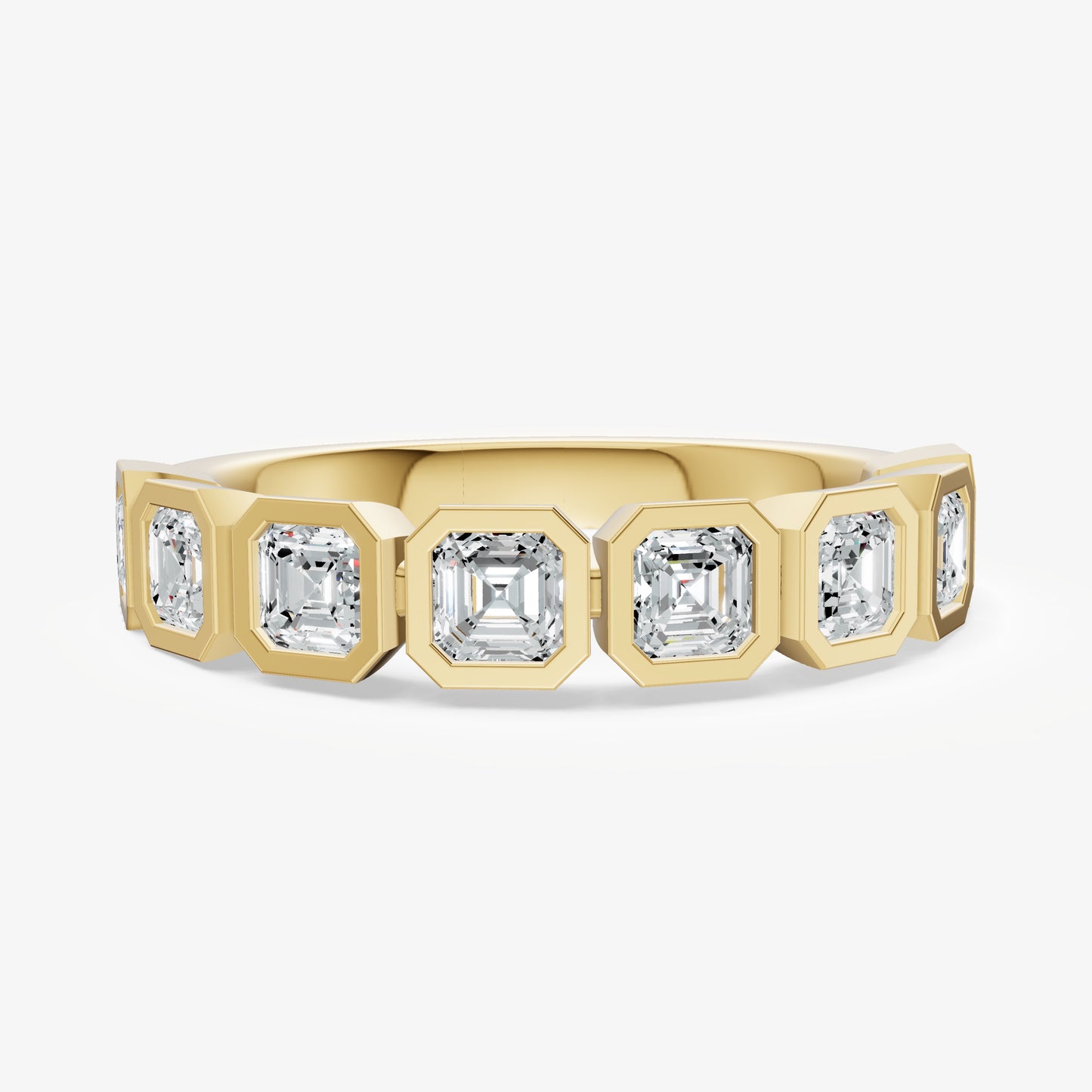 Bezel Set Asher 0.15ct (15pt) Diamond Band