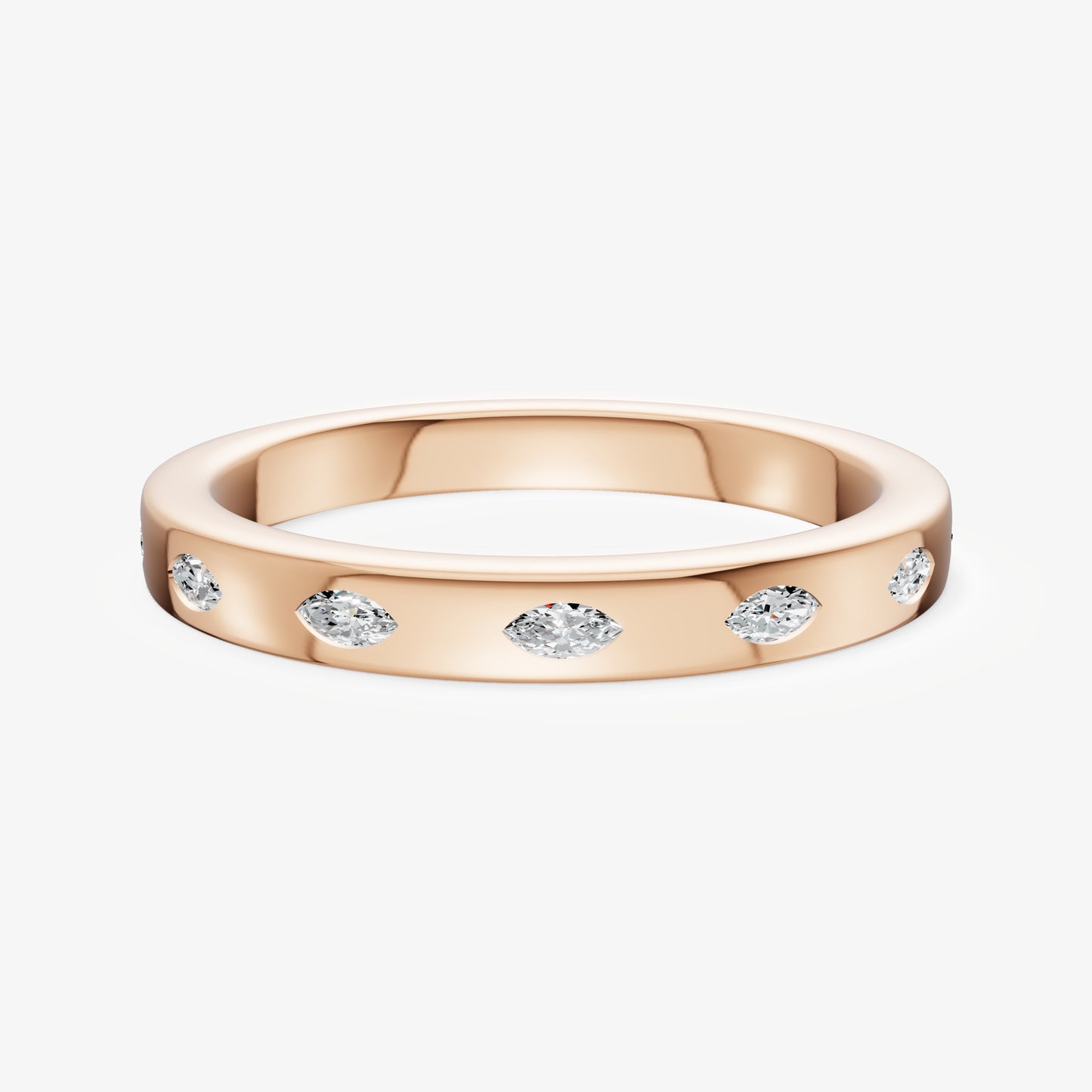 Hammer Set Marquise Diamond Band