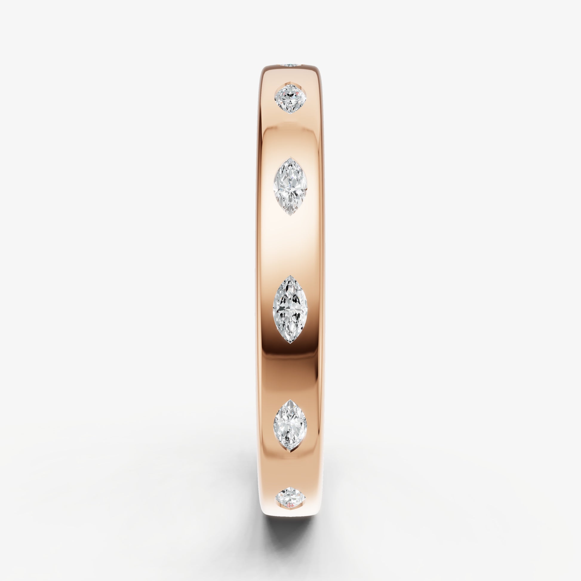 Hammer Set Marquise Diamond Band