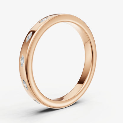 Hammer Set Marquise Diamond Band