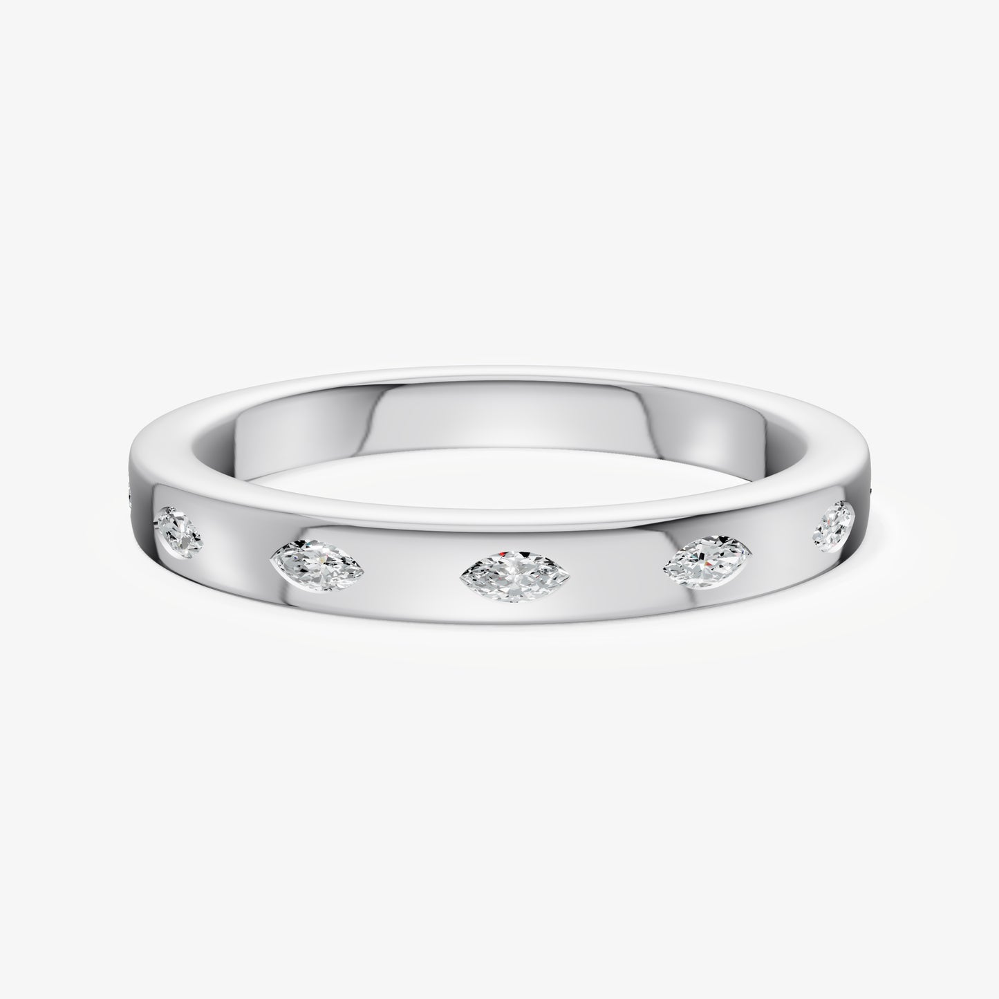 Hammer Set Marquise Diamond Band