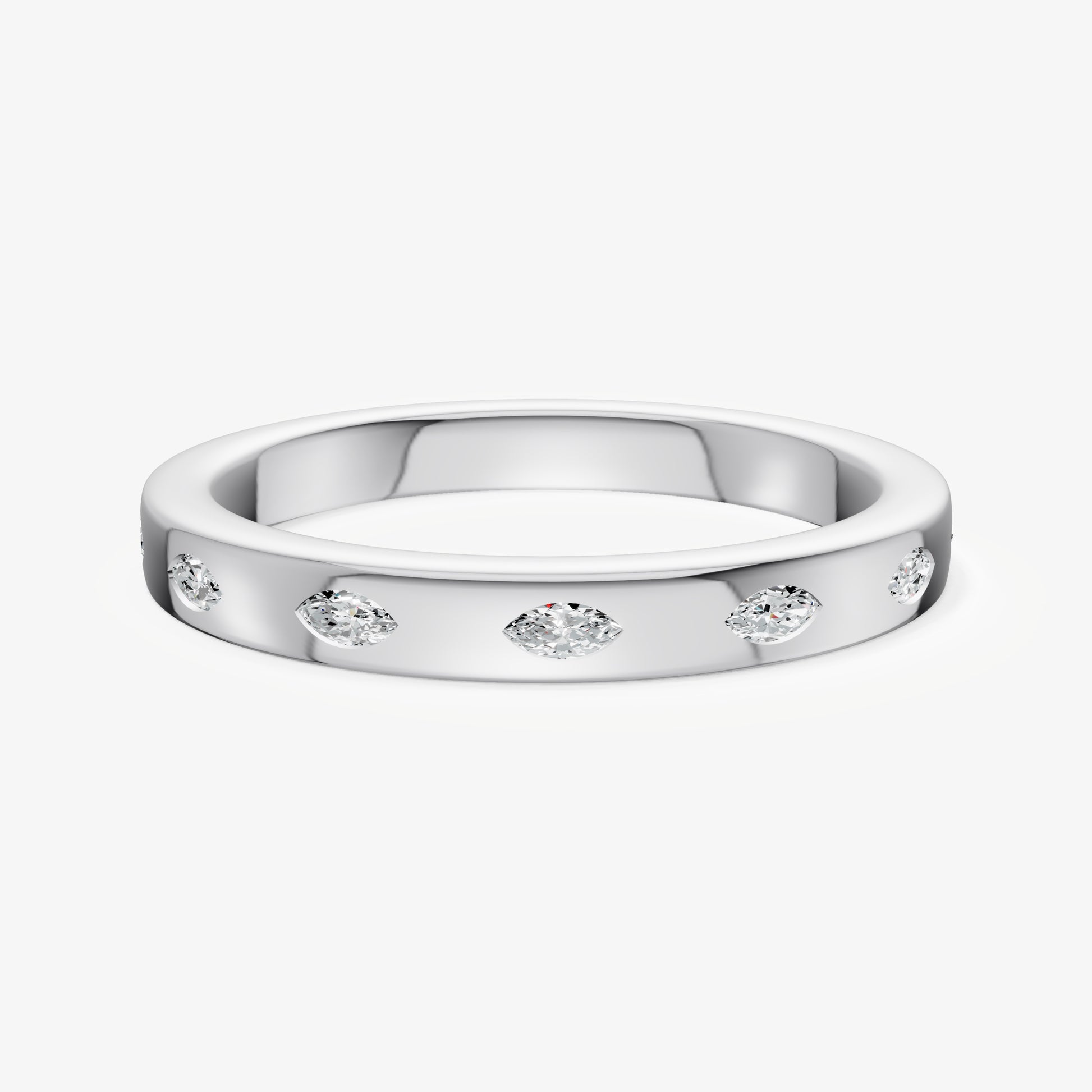 Hammer Set Marquise Diamond Band
