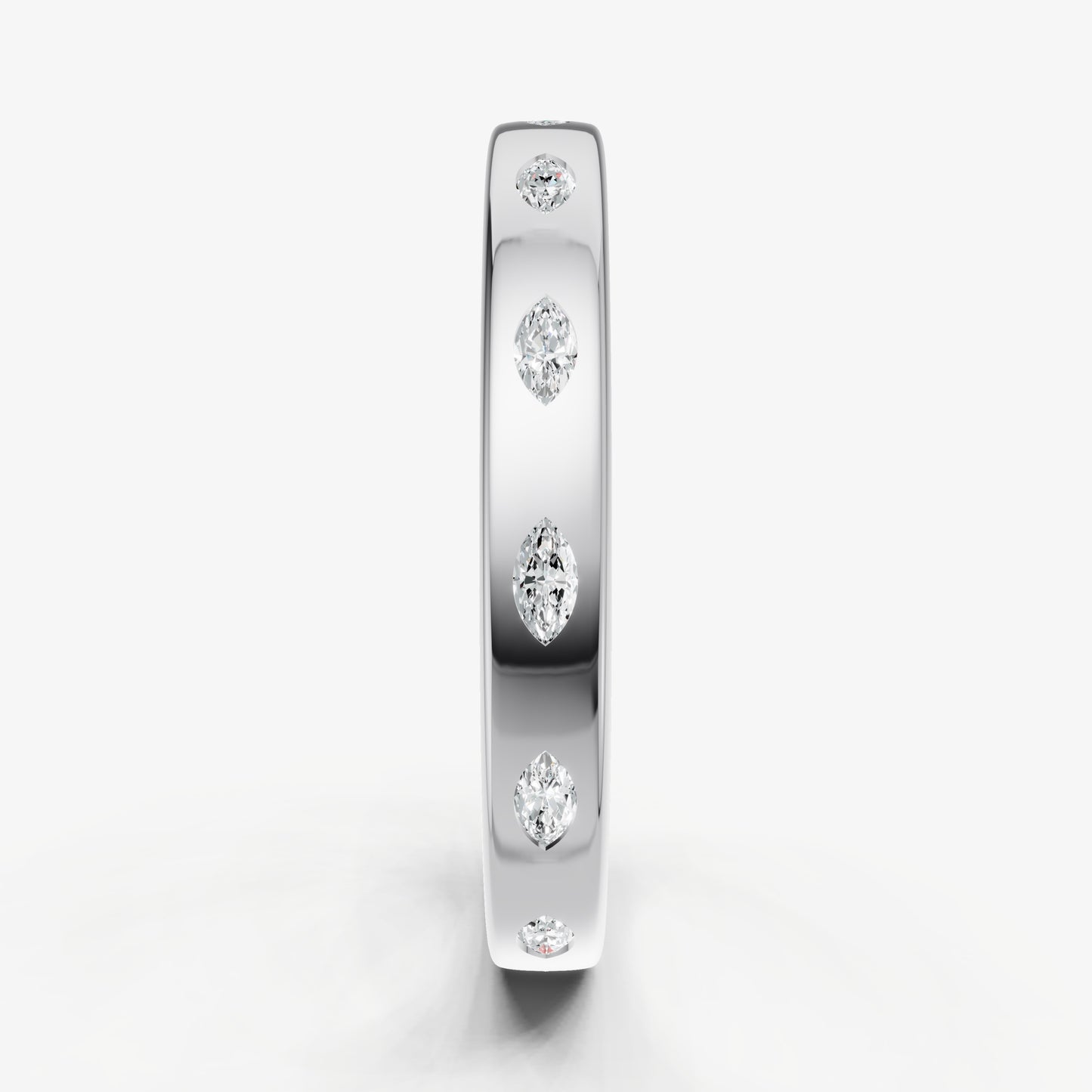 Hammer Set Marquise Diamond Band