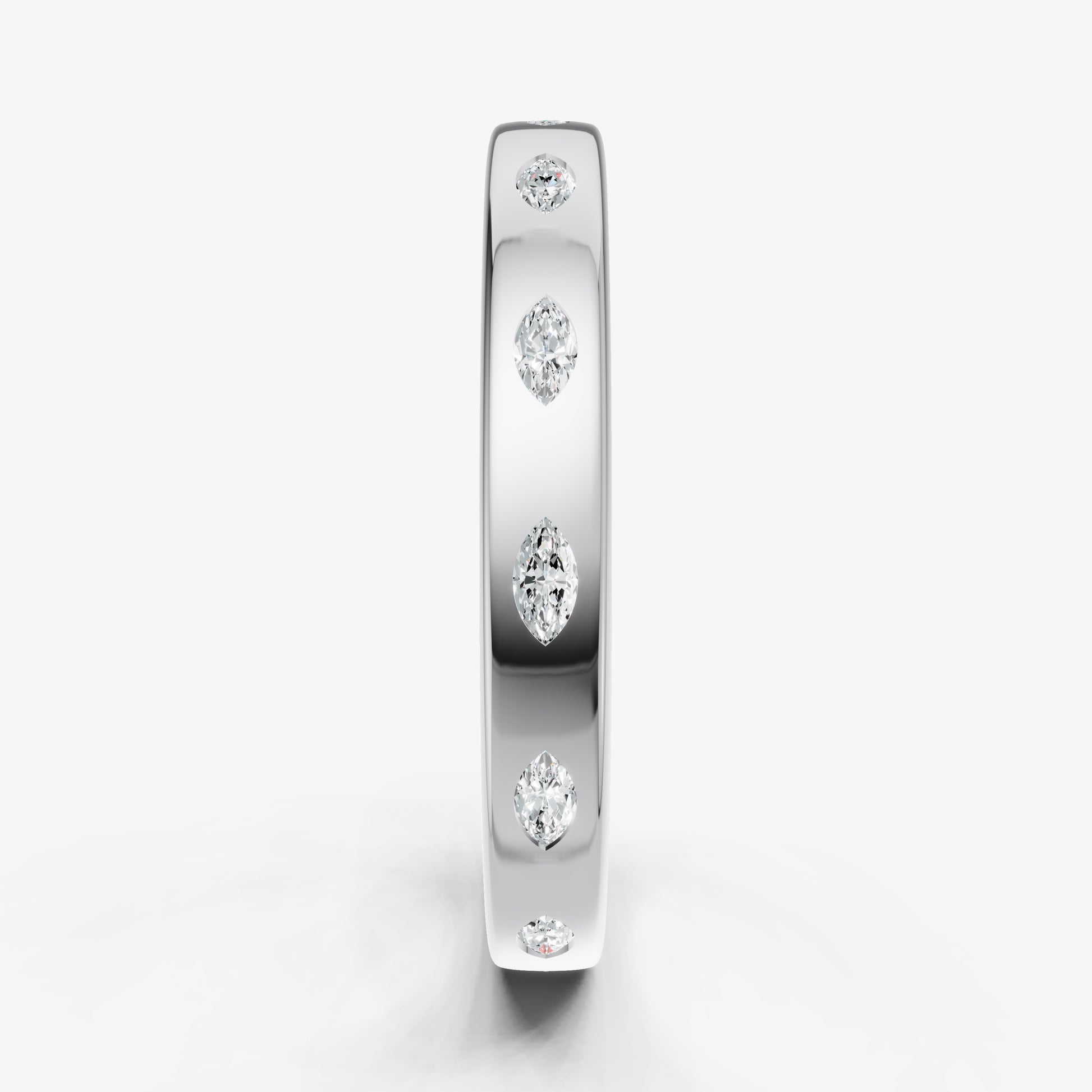 Hammer Set Marquise Diamond Band