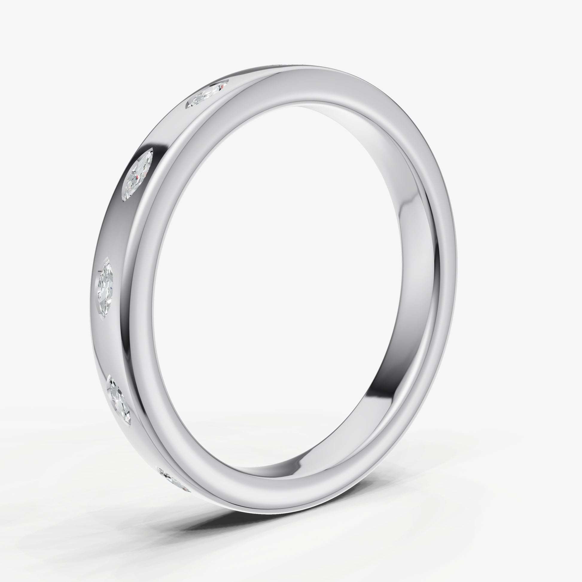 Hammer Set Marquise Diamond Band