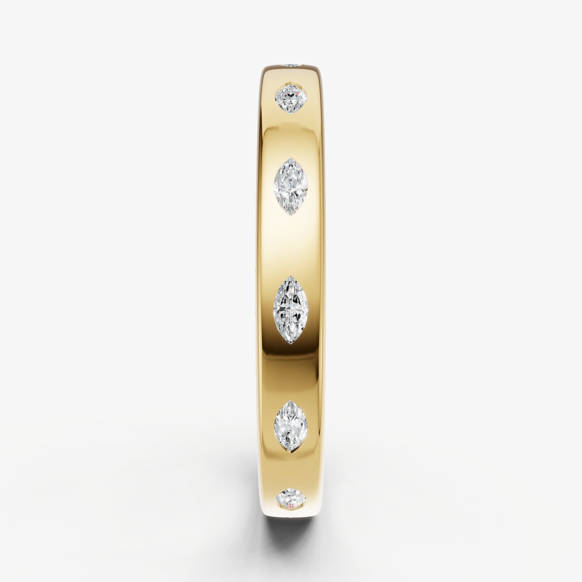 Hammer Set Marquise Diamond Band