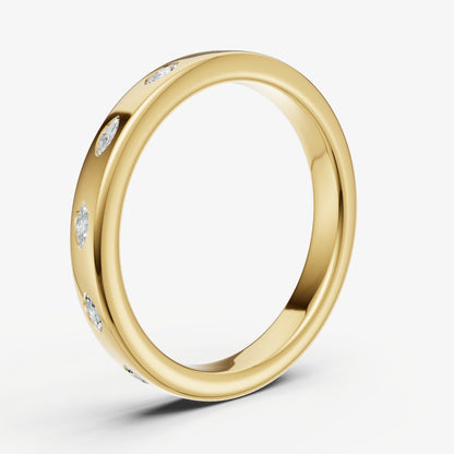 Hammer Set Marquise Diamond Band
