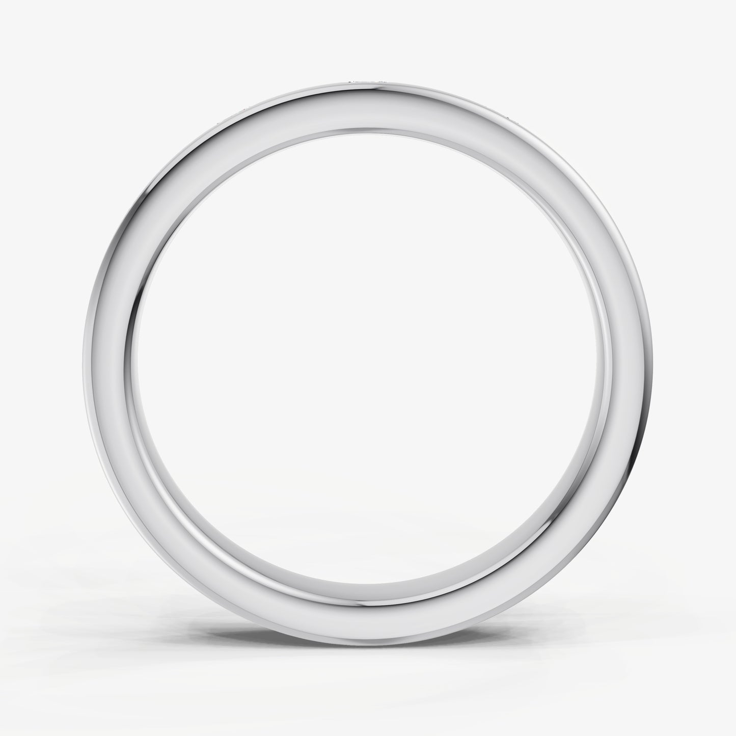 Hammer Set Oval Diamond Band