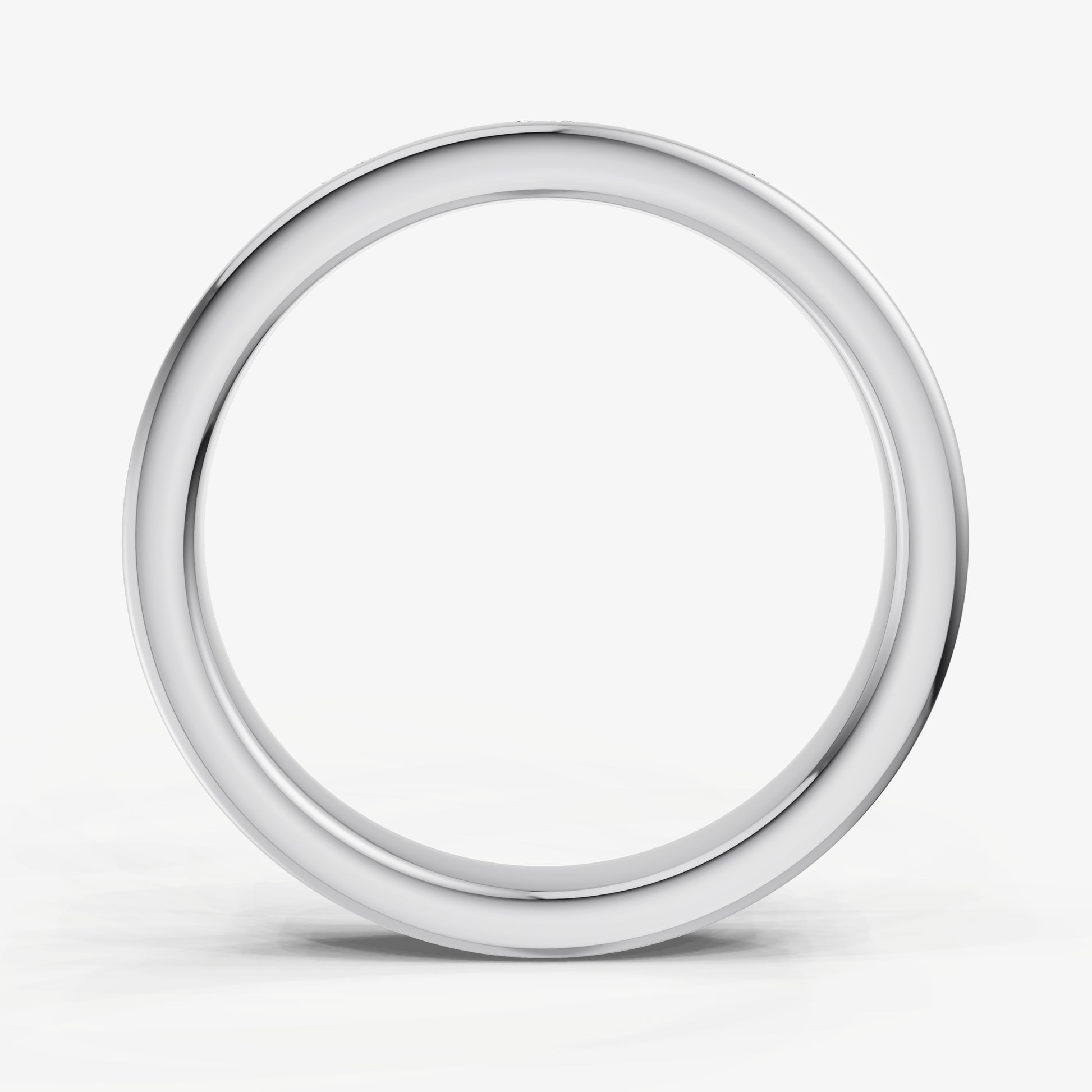 Hammer Set Oval Diamond Band