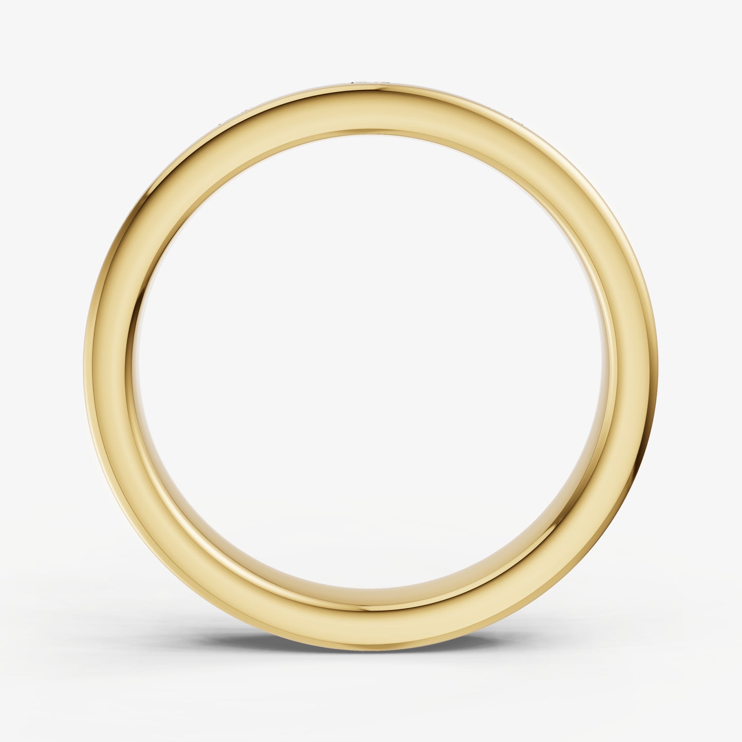 Hammer Set Oval Diamond Band