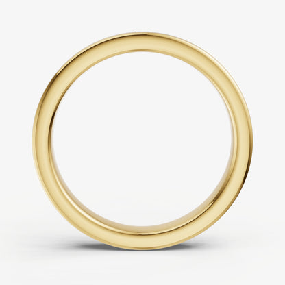 Hammer Set Oval Diamond Band