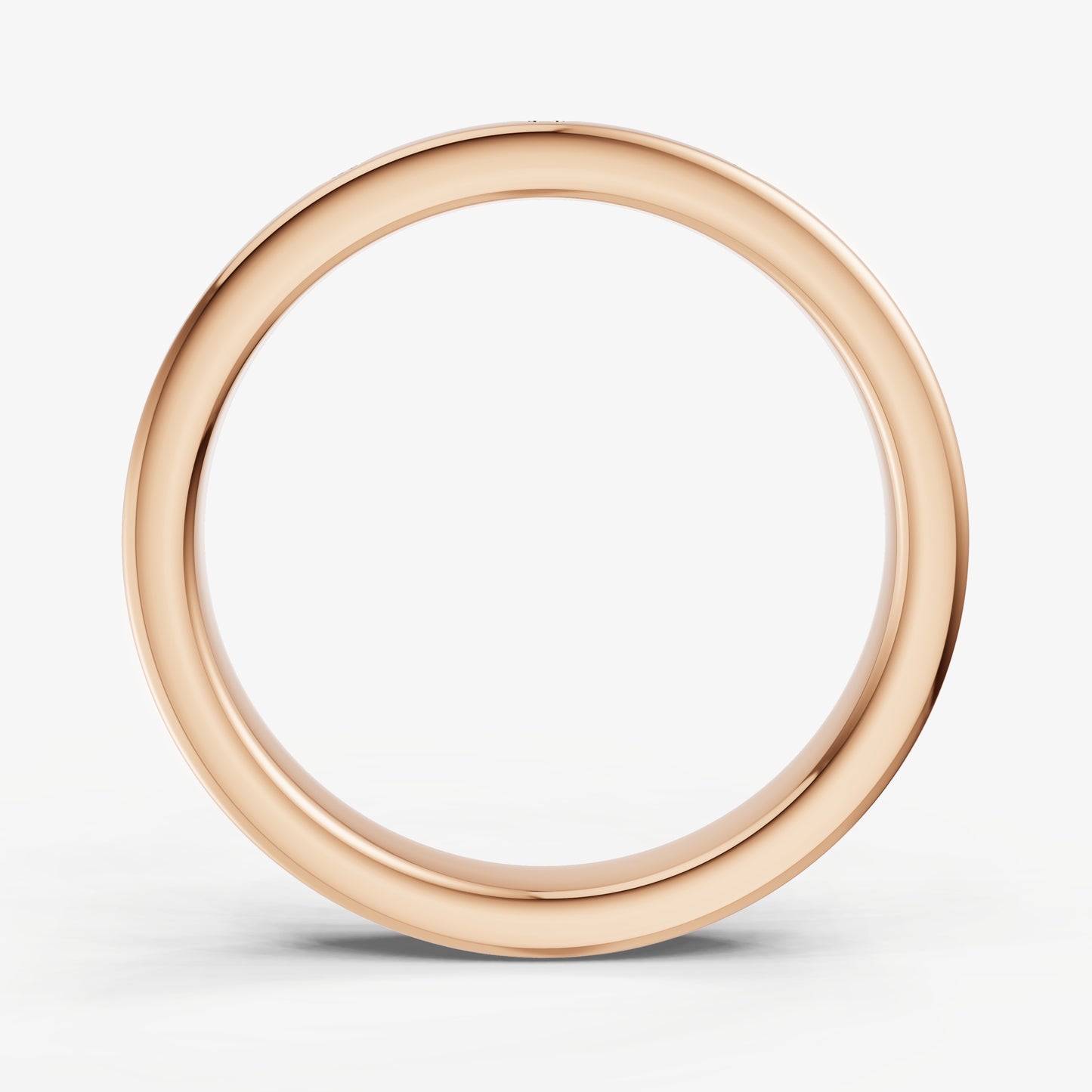 Hammer Set Round Diamond Band