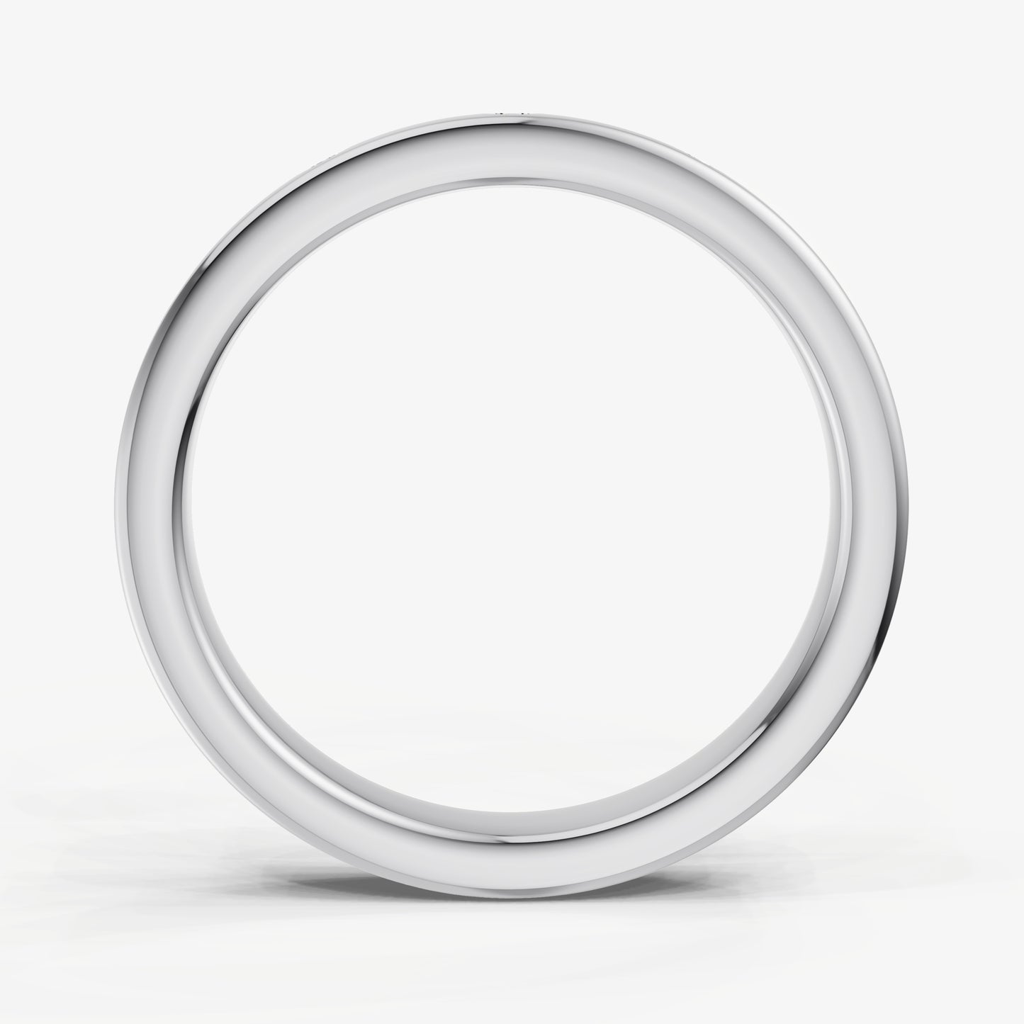 Hammer Set Round Diamond Band