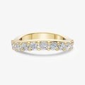 Curved Shared Claw 25pt Diamond Band