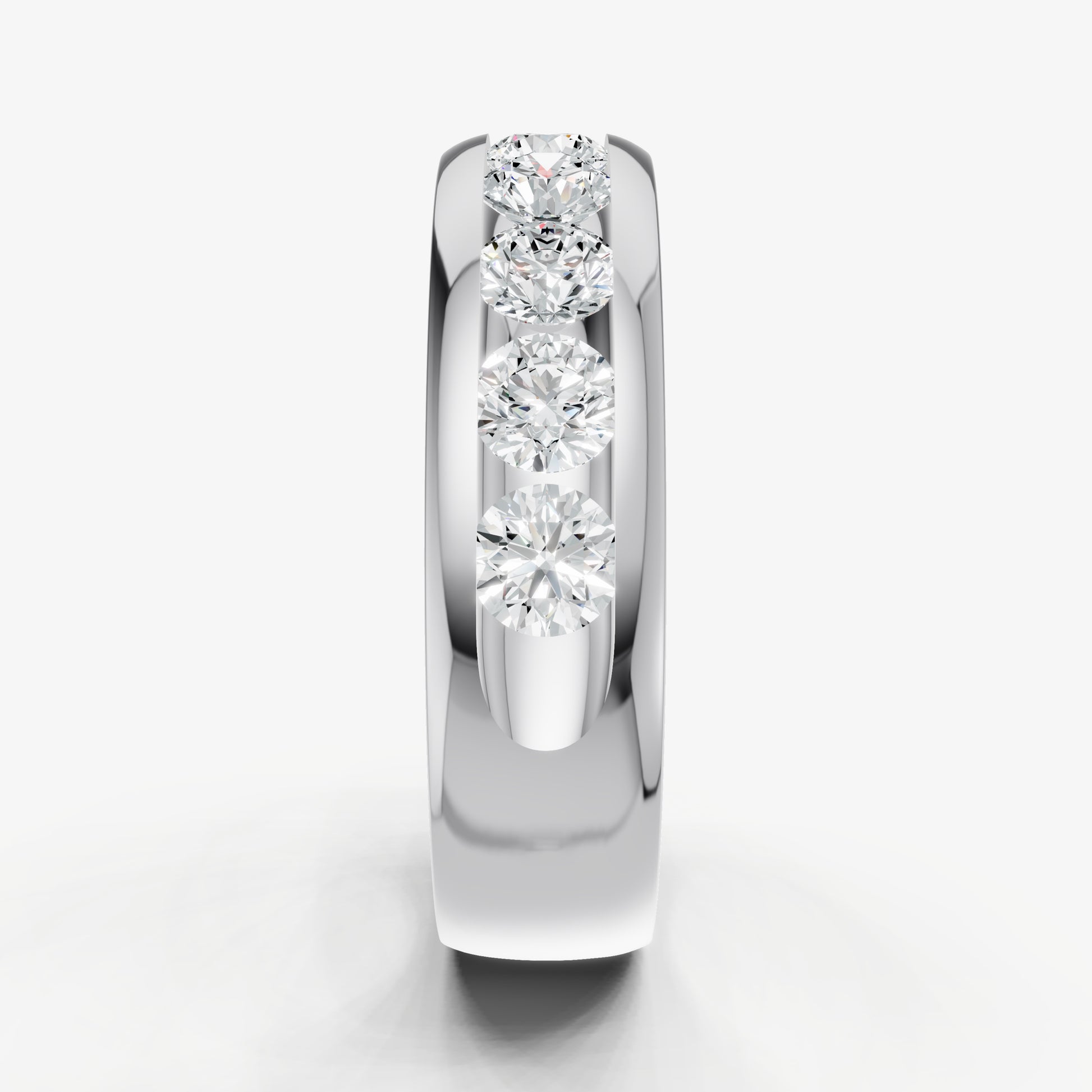 Channel Set 0.15ct (15pt) Diamond Band