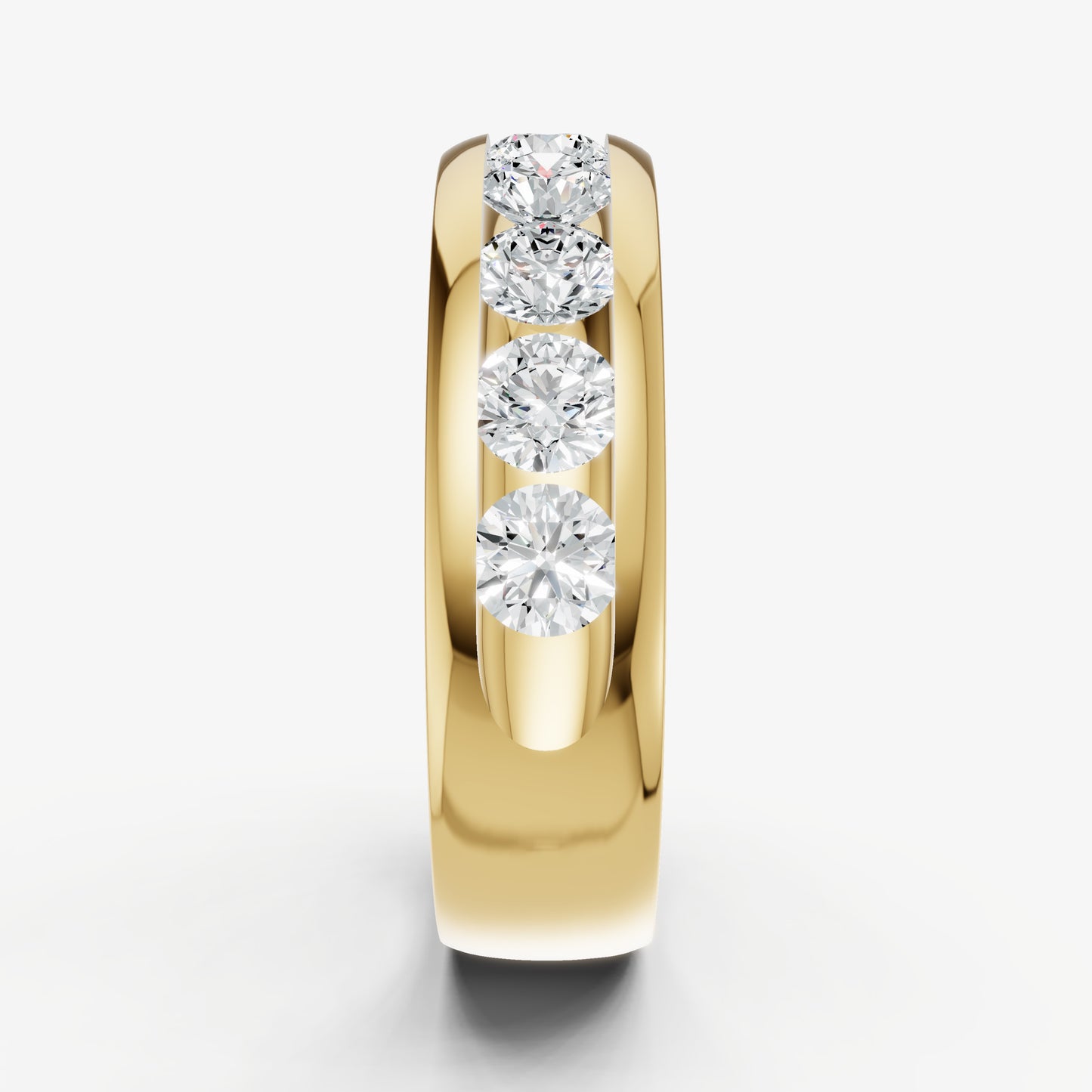 Channel Set 0.15ct (15pt) Diamond Band