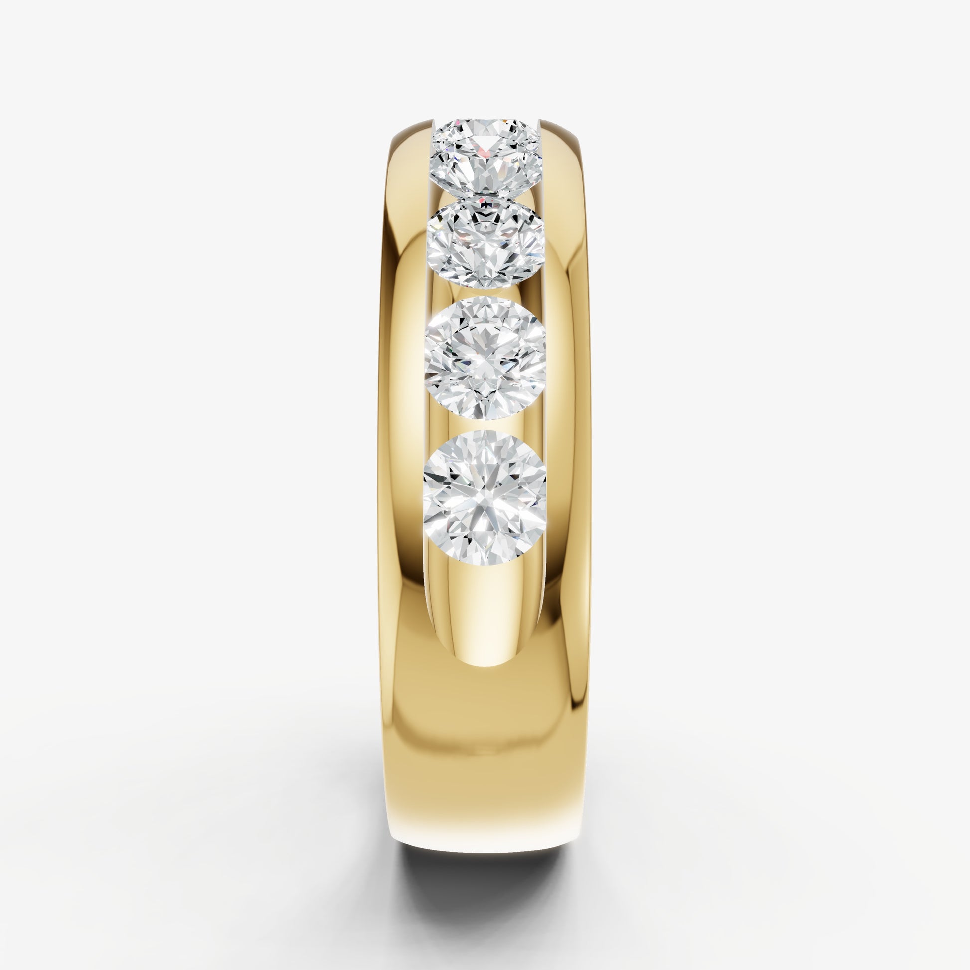 Channel Set 0.15ct (15pt) Diamond Band