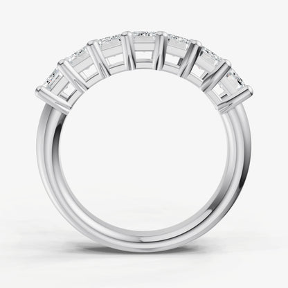 Crown Set Emerald Diamond Pinky Ring