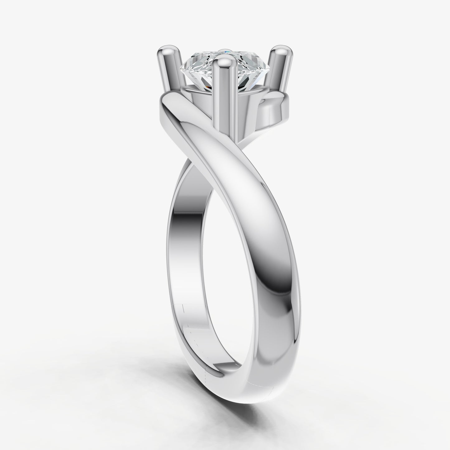 Wrap Marquise Diamond Pinky Ring