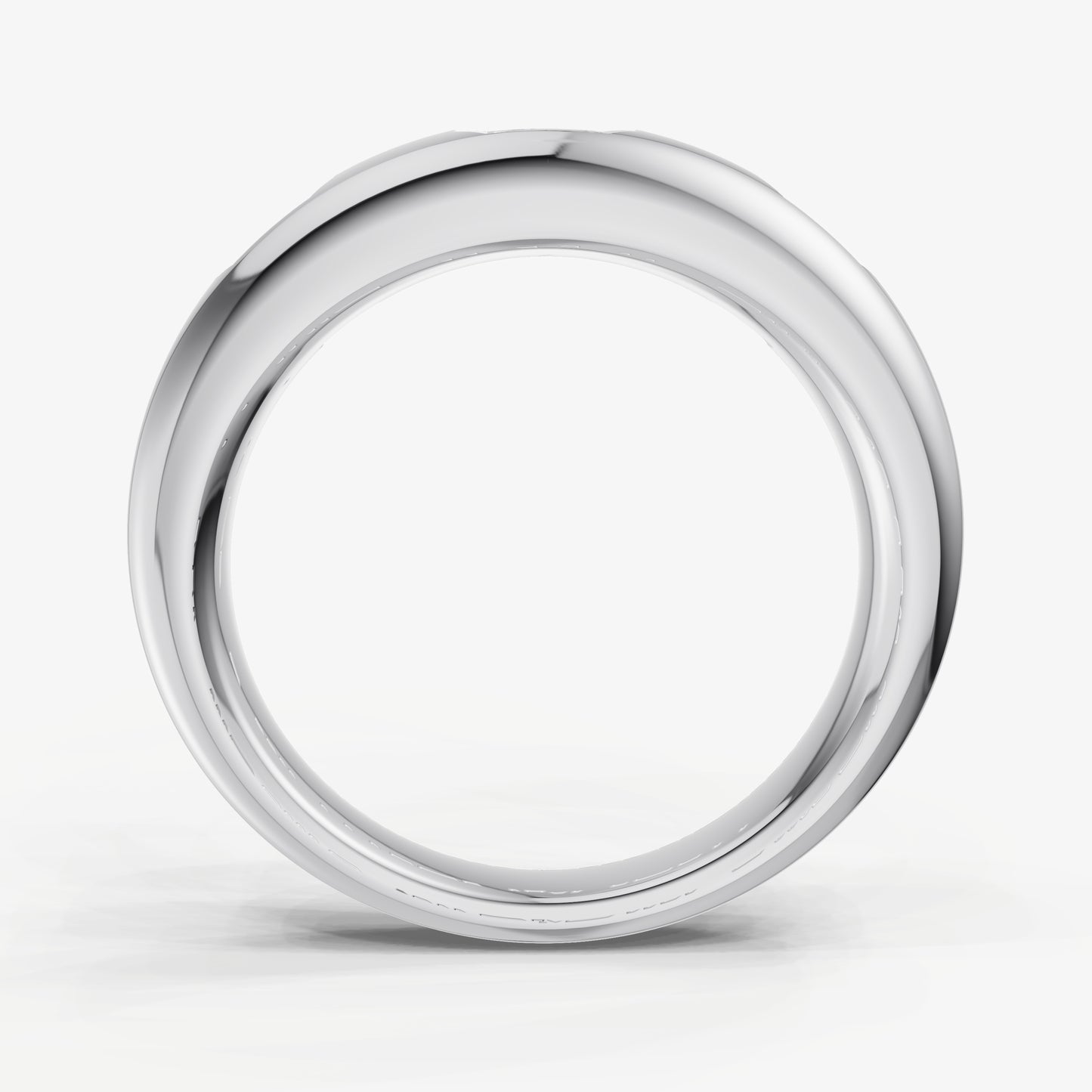 Diamond Set Gypsy Asscher Pinky Ring