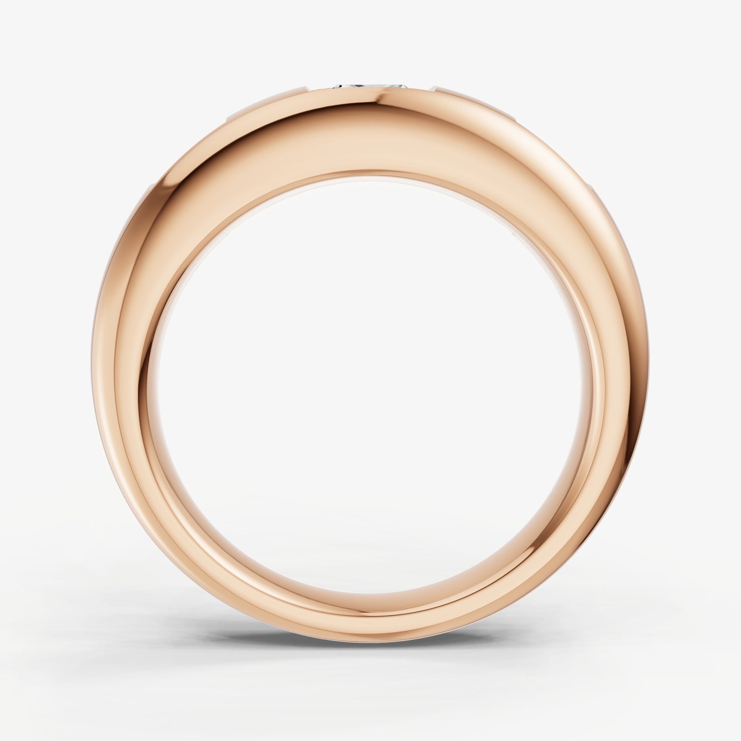 Diamond Set Gypsy Princess Pinky Ring