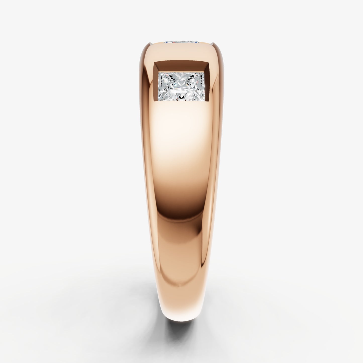 Diamond Set Gypsy Princess Pinky Ring