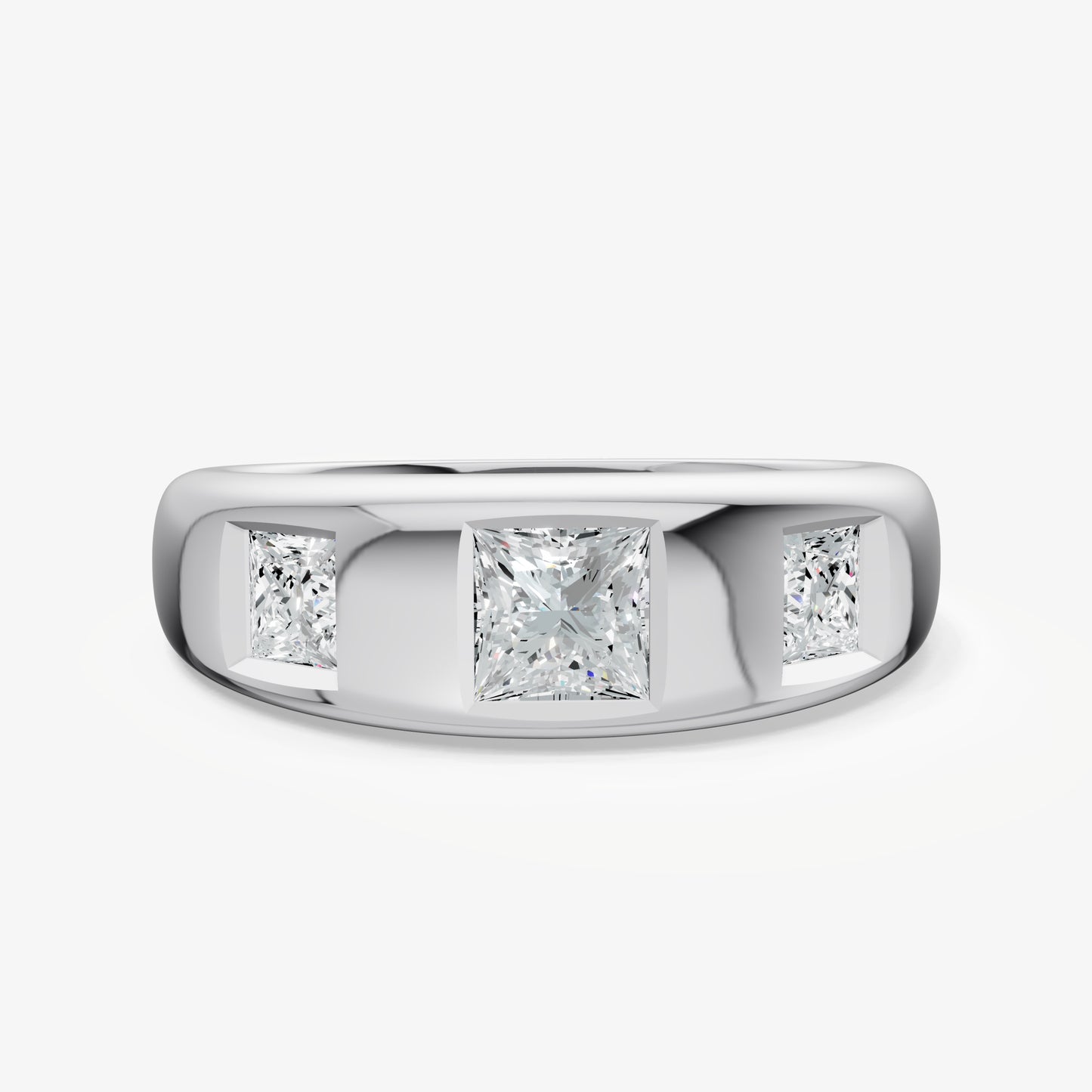 Diamond Set Gypsy Princess Pinky Ring