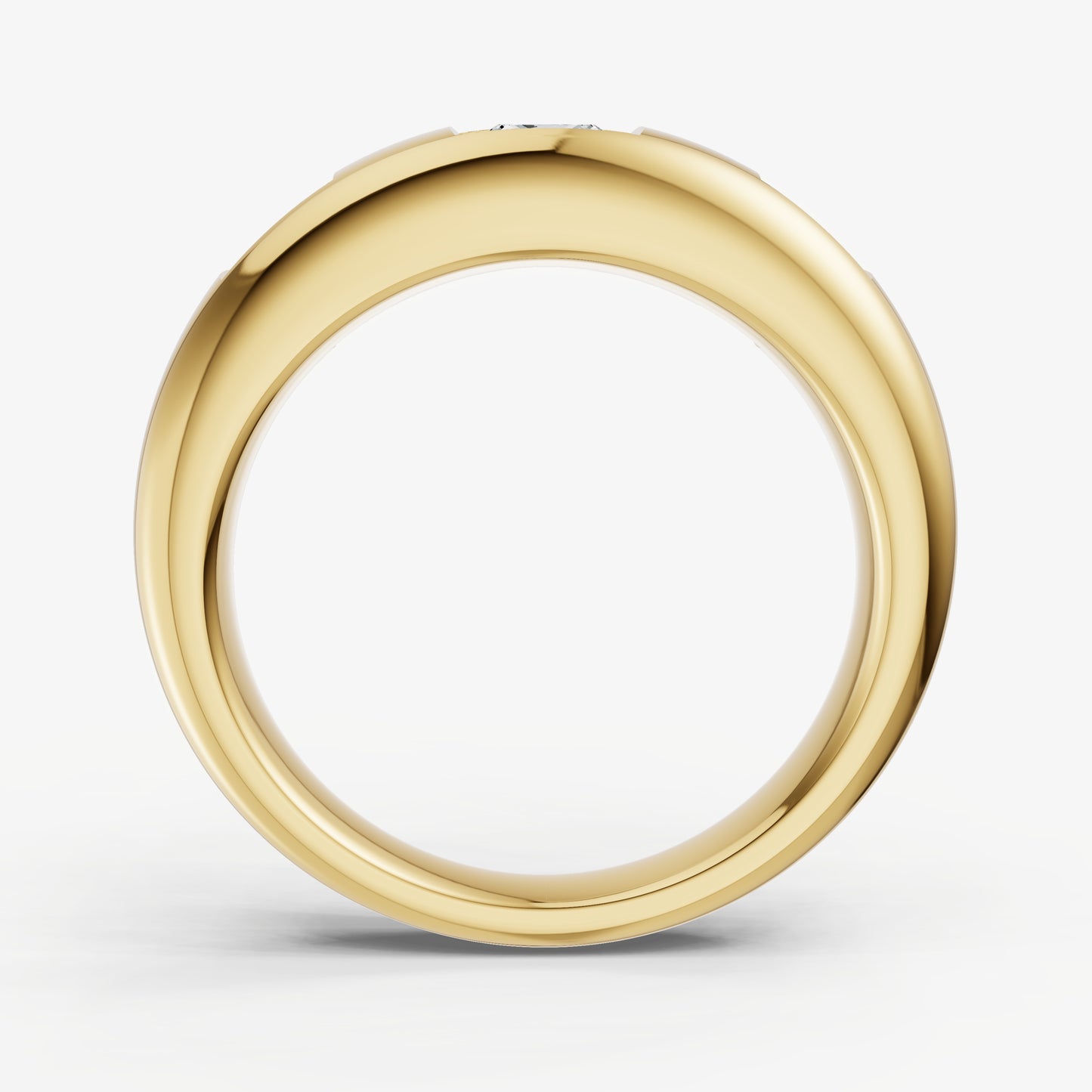 Diamond Set Gypsy Princess Pinky Ring