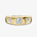 Diamond Set Gypsy Princess Pinky Ring