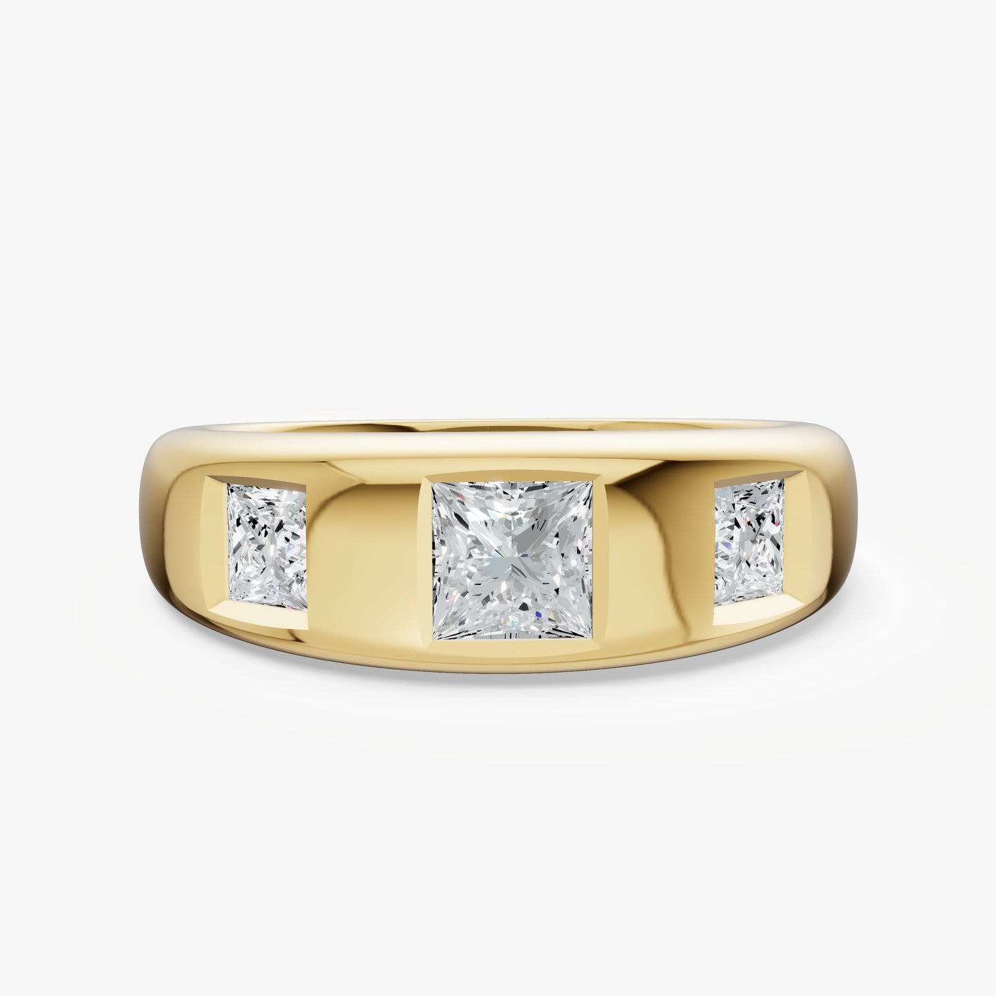 Diamond Set Gypsy Princess Pinky Ring