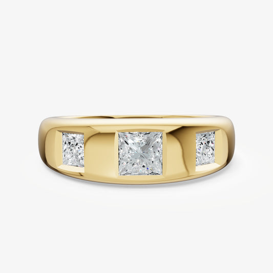 Diamond Set Gypsy Princess Pinky Ring