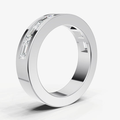 Channel Set Emerald Band
