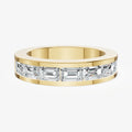 Channel Set Emerald Band