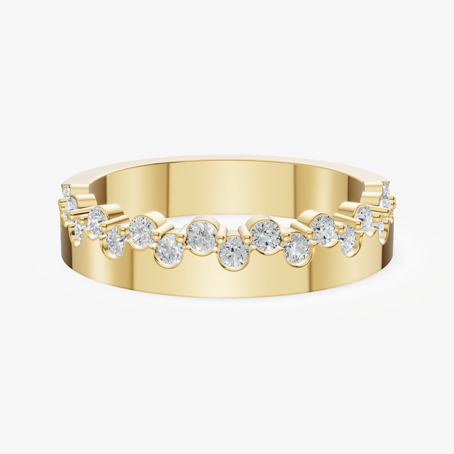 Fracture Diamond Cigar Band
