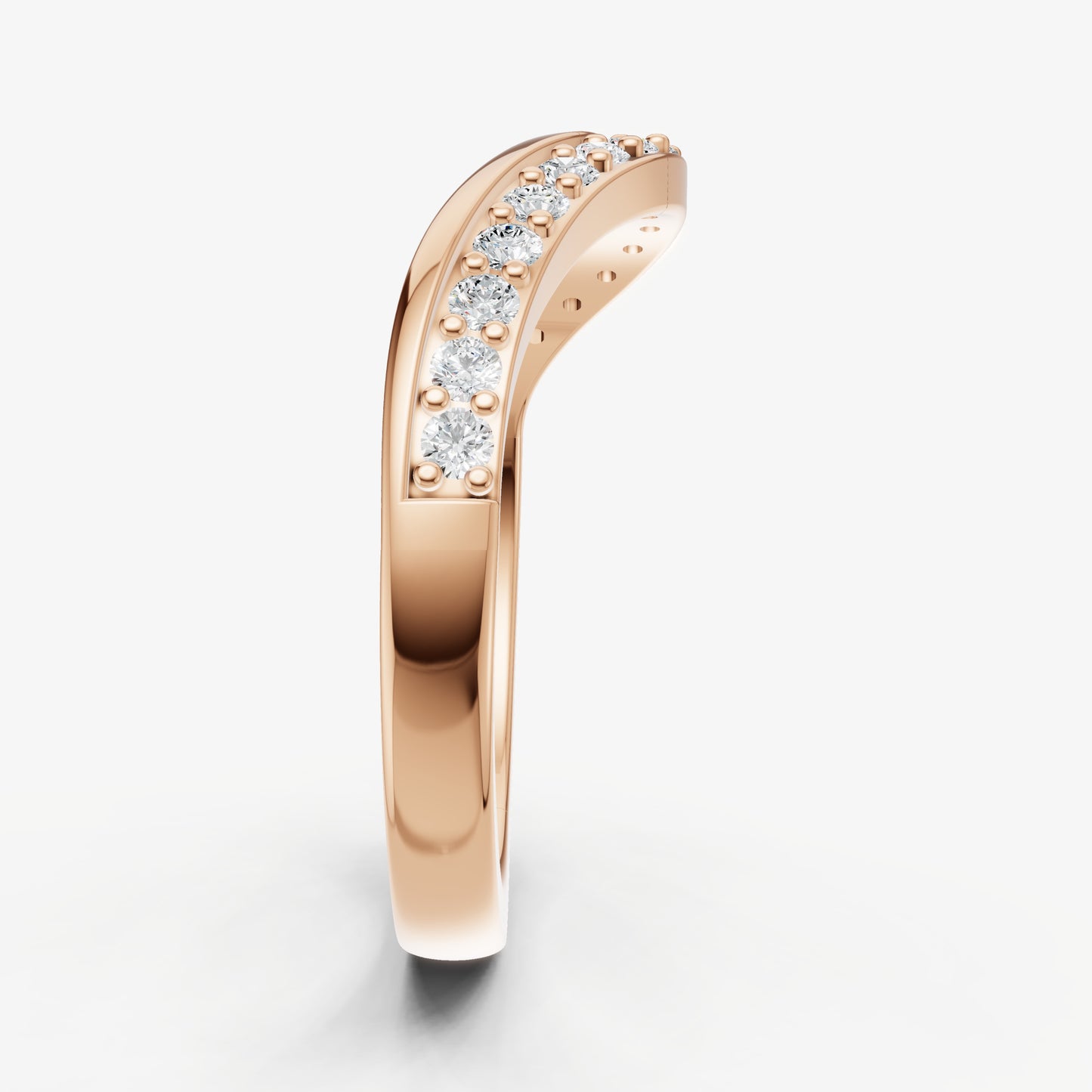 Diamond Edge Curved Band