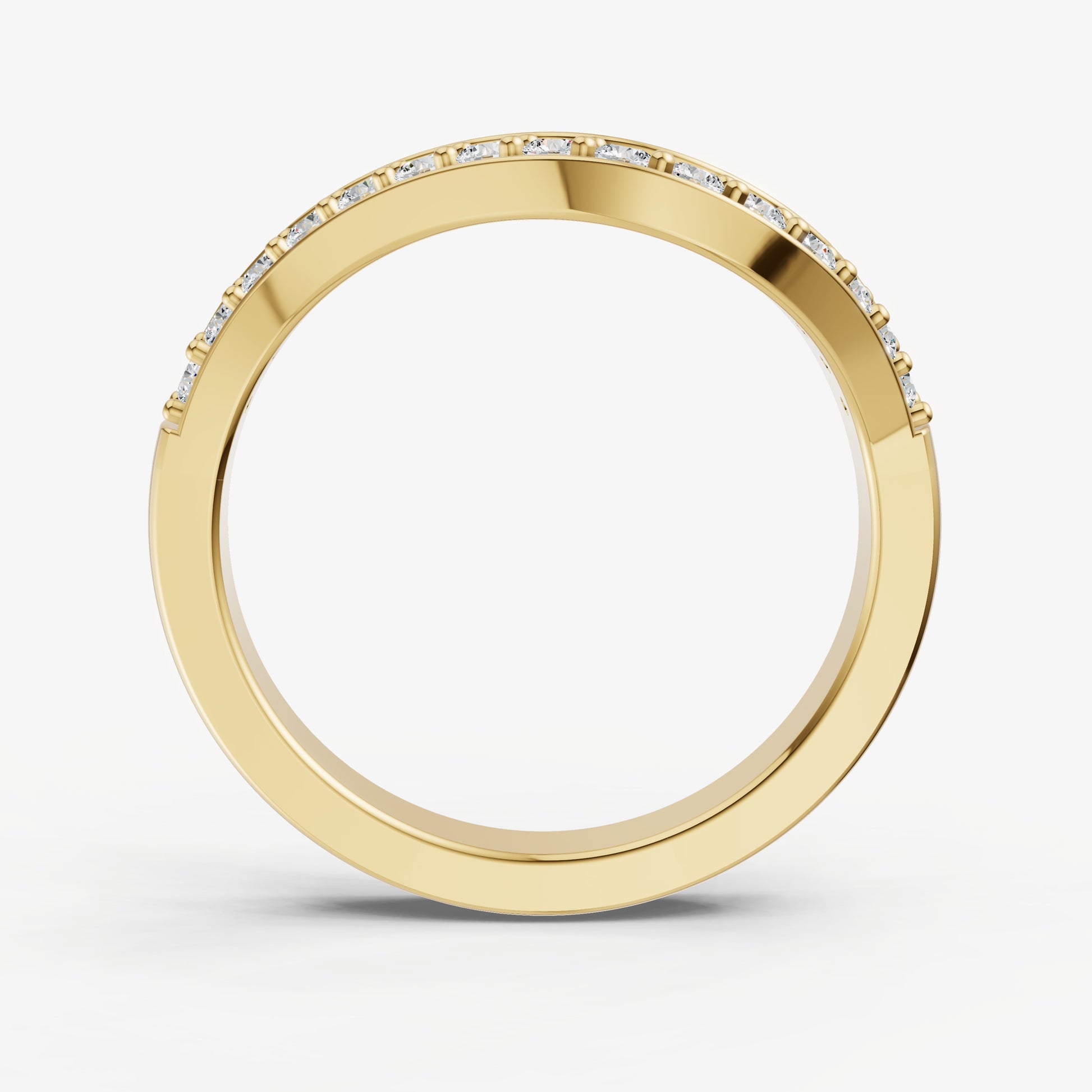 Diamond Edge Curved Band